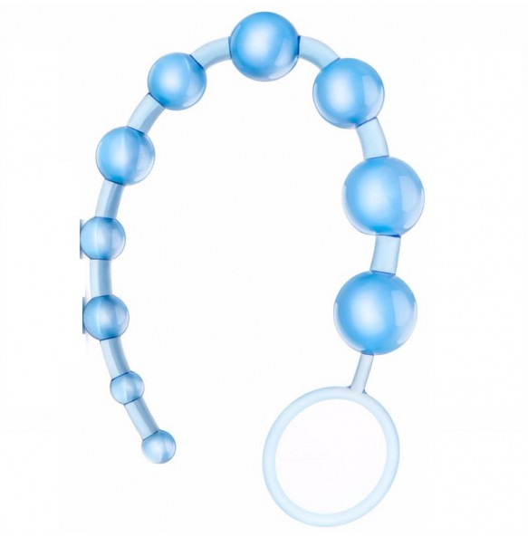 10 balls Anal Plug Flexible Anal Beads Unisex Long Jelly Butt Plug